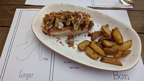 Plant based hot dog at GINGER  in Chalandri