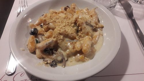 Amazingly creamy and unbelievable good at La Colubrina in Milan