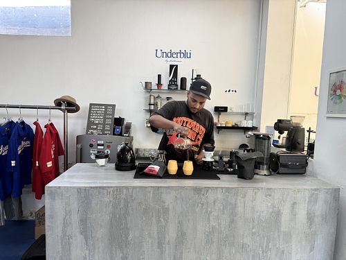 Great coffee !  at Underblu Specialty Coffee in Kozhikode