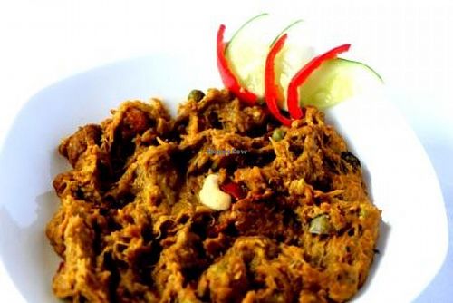 Baingan Bharta
(Grilled eggplant cooked with spices and nuts) at Little India Healthy Cuisine in Quezon City