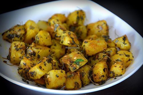 Aloo methi at Little India Healthy Cuisine in Quezon City