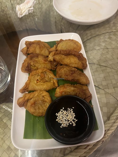 Curry puffs  at Reunion Cafe Luang Prabang in Luang Prabang