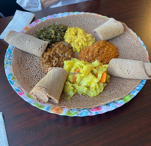 Veggie platter   at Red Sea in Portland