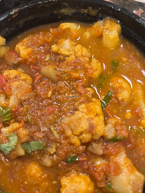 gobi aloo at Hurry For Curry in Louisville