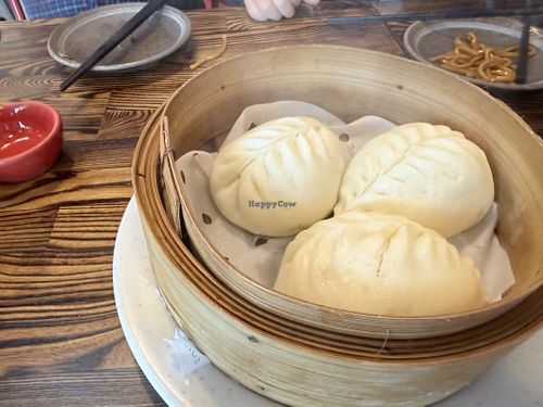Veg buns   at Dumpling Hours - Oakland in Oakland