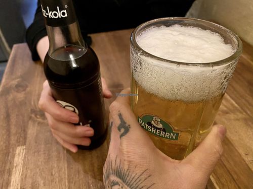 drinks at Zum Spätzle in Hamburg