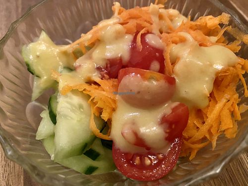 side salad at Zum Spätzle in Hamburg