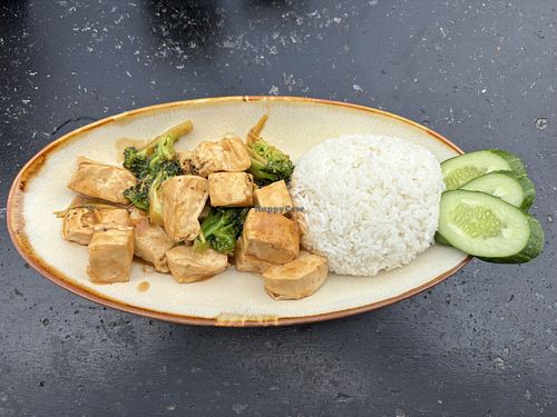 Coconut ginger tofu   at The Boat - Healthy and Vegan Eatery in Hoa Lu