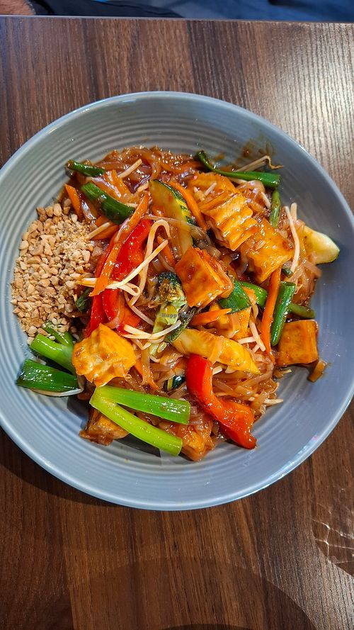 Pad Thai at The Curve Thai Restaurant in Newcastle