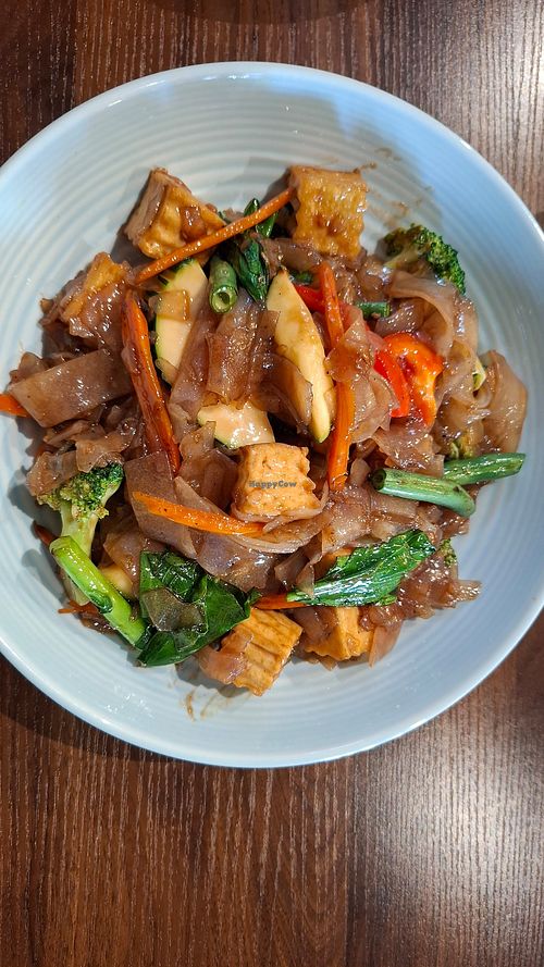 Pad See Ew at The Curve Thai Restaurant in Newcastle