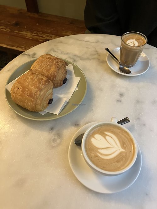 Vegan pain au chocolat  at Orso Laboratorio Caffè in Turin