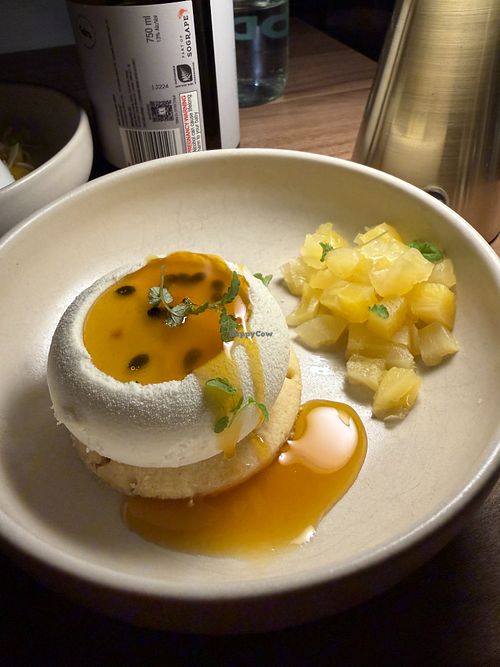 Passionfruit & Llime mousse tart at Boilerhouse Kitchen & Bar in Manly