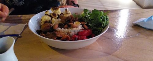 kind of Budha bowl at Wild Beets in Ibiza