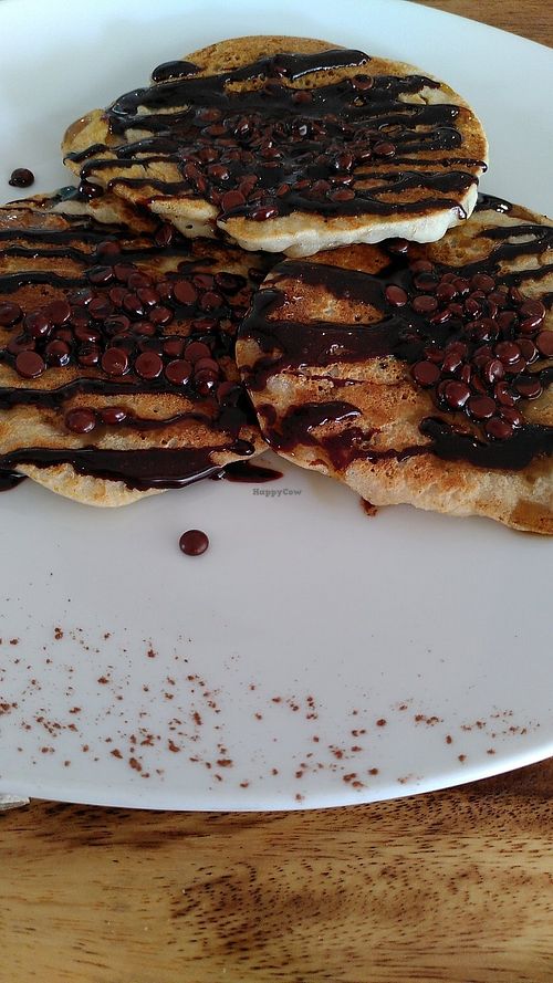 Puncakes (not really tasty though) at Wild Beets in Ibiza