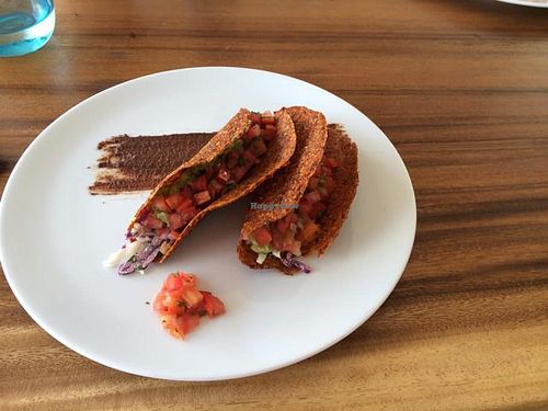 raw taco at Wild Beets in Ibiza