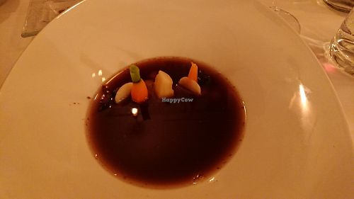 Delicious veggie soup from St. Gotthard at Marktkuche in Zurich