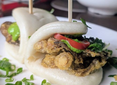 Mushroom bao at Blue Willow Seattle  in Seattle
