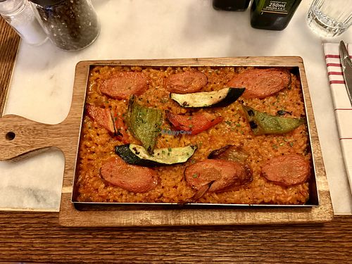 Vegan rice with vegetables   at Casa S'Oli in Palma