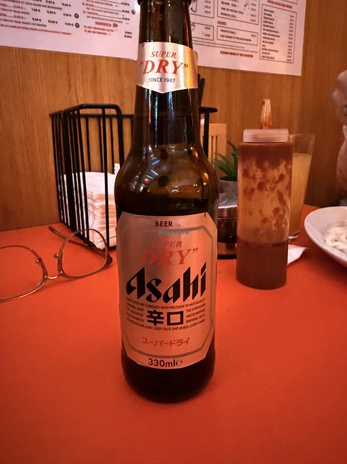 Japanese Asahi Beer  at Ronin Berlin  in Berlin