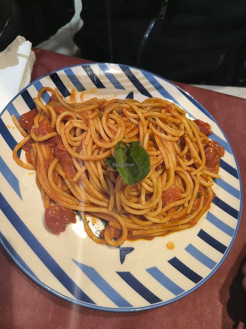 Spaghetti al pomodoro ABSOLUTELY delicious at Vitami in Naples