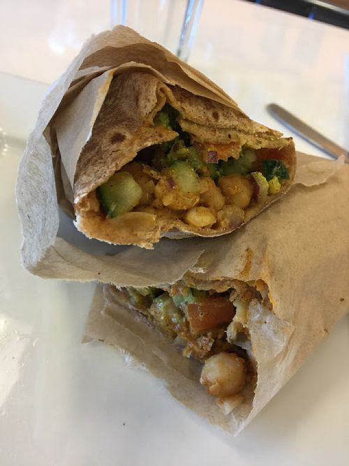 Masala bean burrito at Baagan in San Ramon