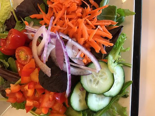 Garden salad at Baagan in San Ramon