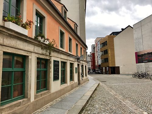 outside at brennNessel in Dresden