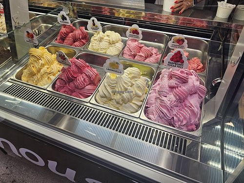 All the fruit flavors are vegan at GB Gelato in Carmichael