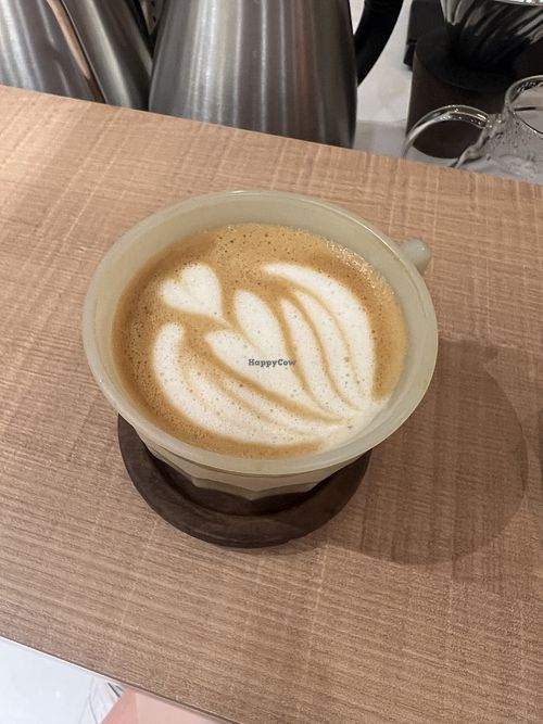 Flatwhite on oatmilk  at Mato Café in Rio De Janeiro