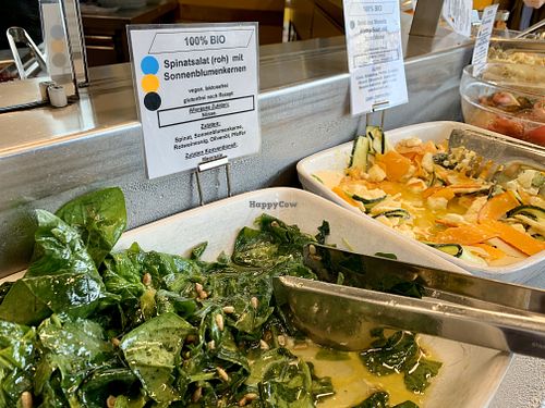 spinach at Heller's Vegetarisches Restaurant & Cafe in Mannheim