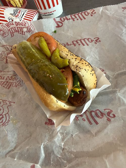 Garden dog  at Portillo's Stafford in Stafford