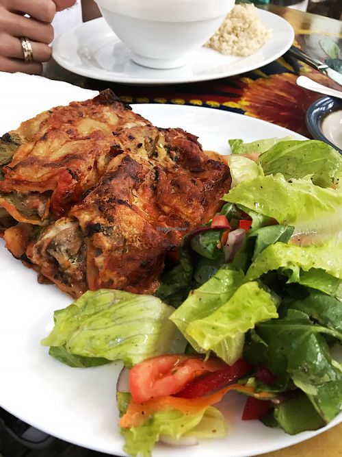 Vegan Lasagne  at Nagila in Jerusalem