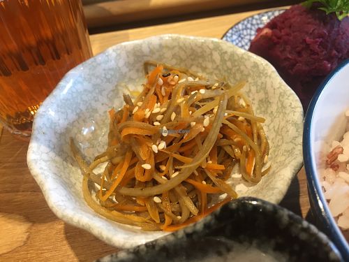 Burdock at MUM Veggie Cafe in Hong Kong Island