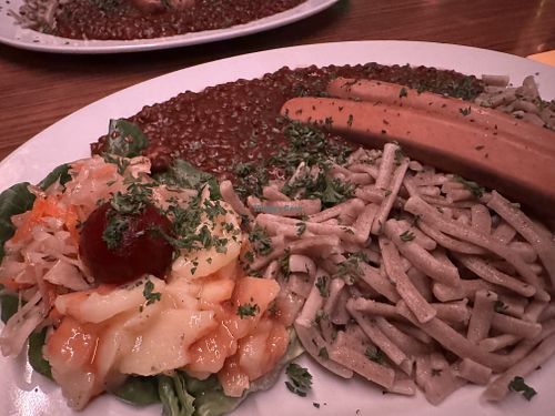 vegan supper  at Hemperium in Ulm