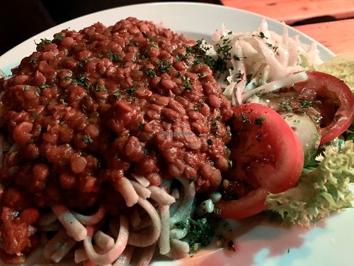 spätzle & lentils at Hemperium in Ulm
