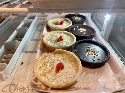 Vegan tarts   at Garden Cafe Pitlochry in Pitlochry