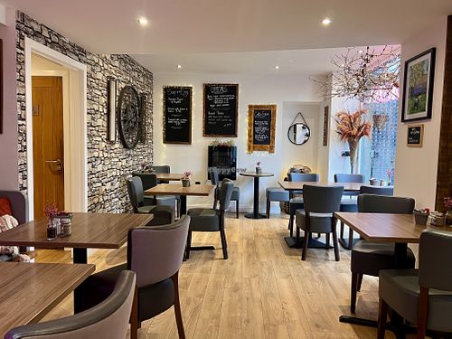 Inside the cafe   at Garden Cafe Pitlochry in Pitlochry