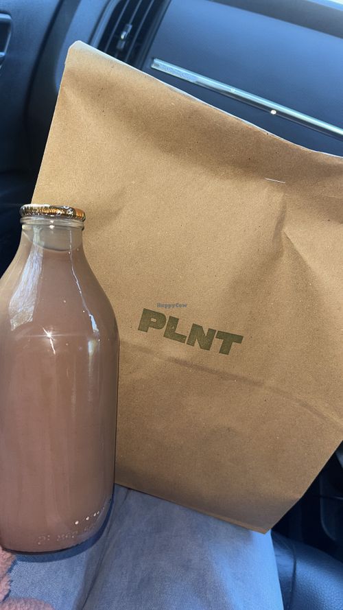 Oat chocolate milkshake   at PLNT in Manchester