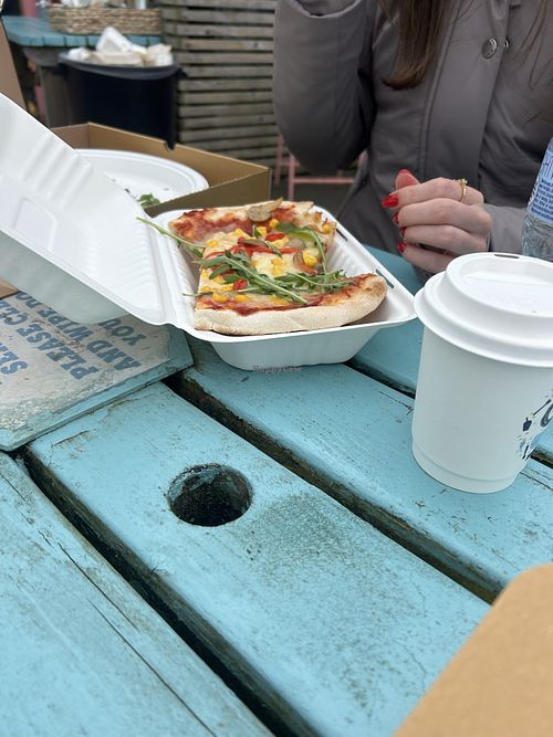 Veggie supreme pizzaa  at Beach Box Wadebridge in Wadebridge