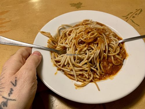 vegan spaghetti at Galriwli in Offenburg