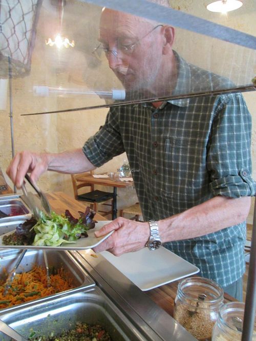 The menu is a salad buffet, all vegetarian, organic and mainly vegan. Plenty of choice. at La Cuisine de Johanna in Bordeaux