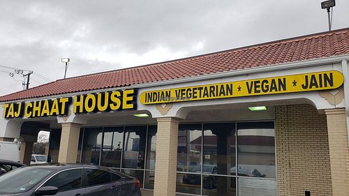 Next door to Shell Gas at Taj Chaat House in Irving