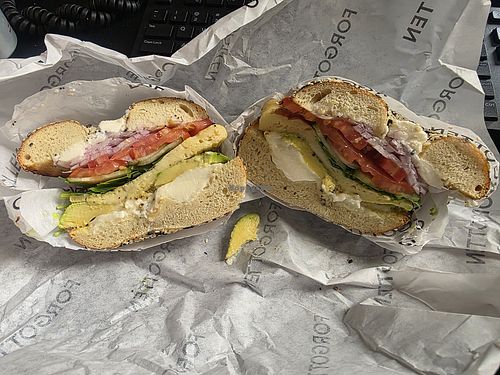 Vegan Sunrise with Just Egg. Added avocado. at Forgotten Bakery in Sacramento