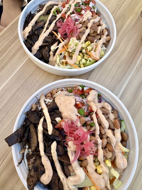 Vege bowl with mushrooms   at The Convent Brewery in Rutherglen