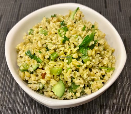 Arabic freekeh at The Talk Restaurant in Dubai