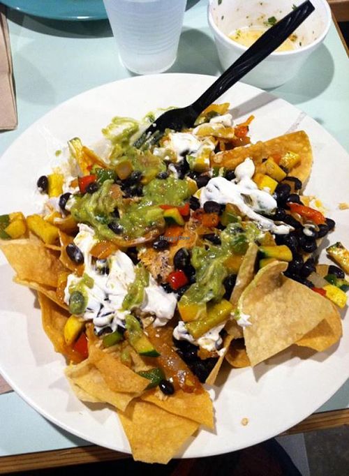 Vegan nachos at Mountain West Burrito in Lehi