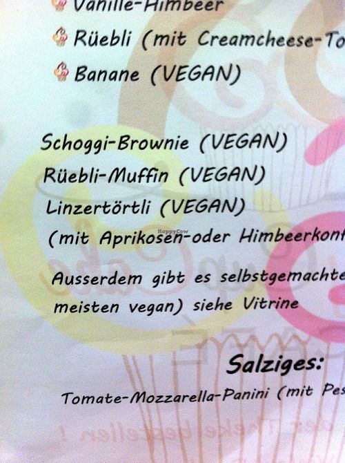 Credit: VeggieRomandie.ch - L. Imperato at Crazy CupCake Cafe in Luzern