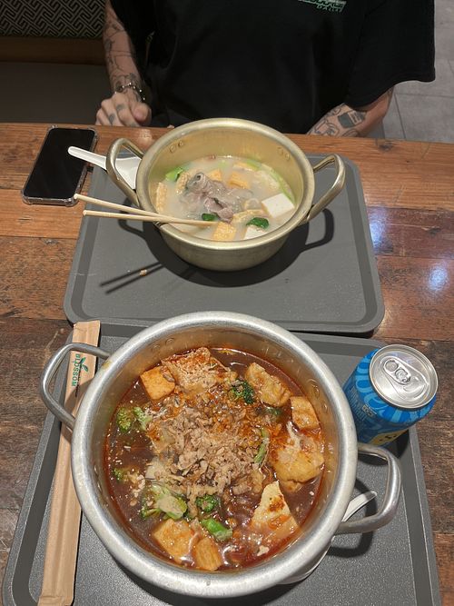Dinner  at Hot & Fresh Ma La Tang in Chippendale