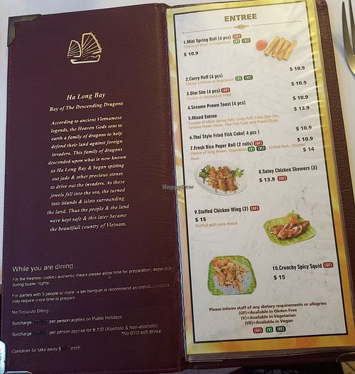  at Ha Long Bay Vietnamese Restaurant in Wollongong