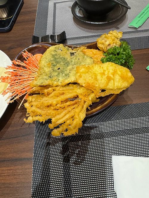 Tempura các loại rau củ at Nhà hàng chay Vô Úy | Vo Uy Vegetarian Restaurant in Ho Chi Minh City